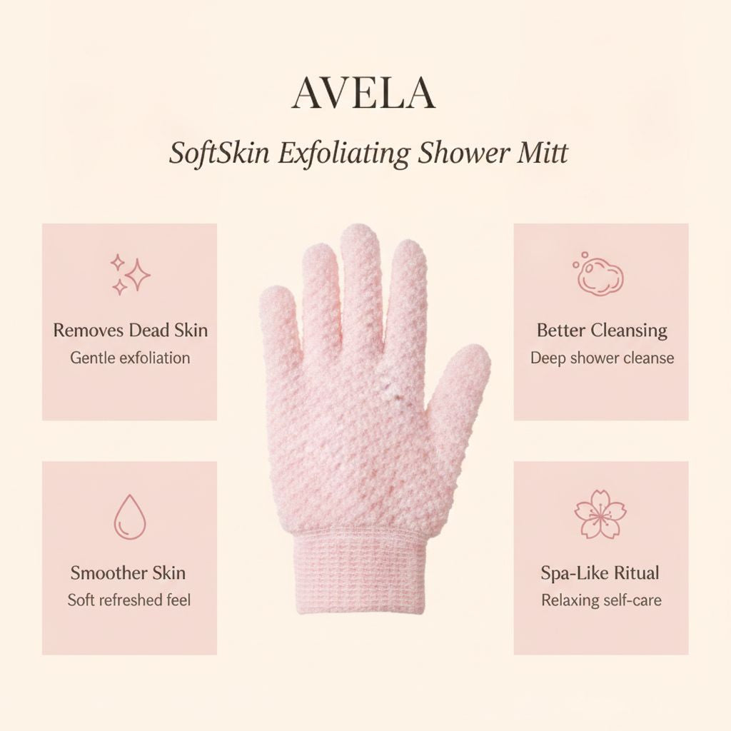 Avela SoftTouch™ Exfoliating Mitt